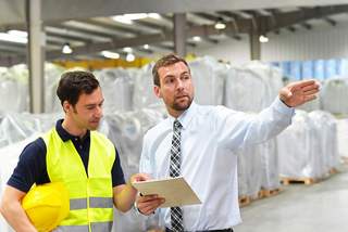 Teamwork in der Industrie