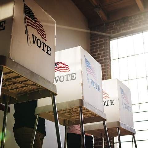 Wahlurnen, USA