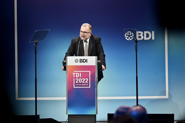 BDI-Präsident Siegfried Russwurm beim Tag der Industrie